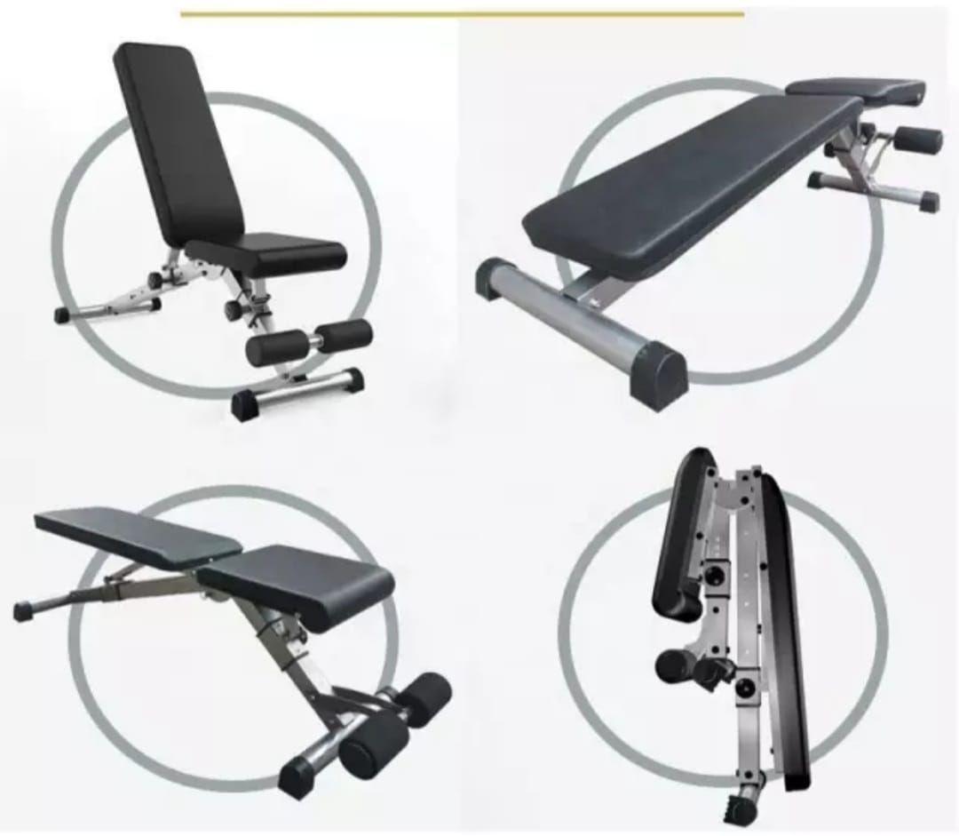 Banca de ejercicios multifuncional soporta hasta 250 kgs-6