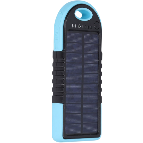 Cargador Solar Inalámbrico para Celular con Batería Externa y Puerto USB-0
