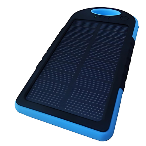 Cargador Solar Inalámbrico para Celular con Batería Externa y Puerto USB-1