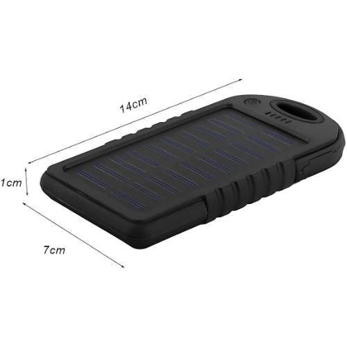 Cargador Solar Inalámbrico para Celular con Batería Externa y Puerto USB-2