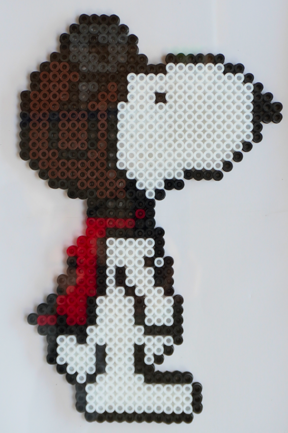 Cuadro Snoopy Aviador enmarcado-2