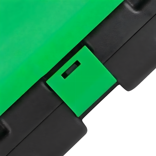 Carrito de Compras Plegable Verde con Ruedas, Mango Ajustable y Bolsa Reforzada-3