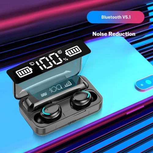 Audífonos Inalámbricos Bluetooth con Resistencia al Agua y Cancelación de Ruido-2