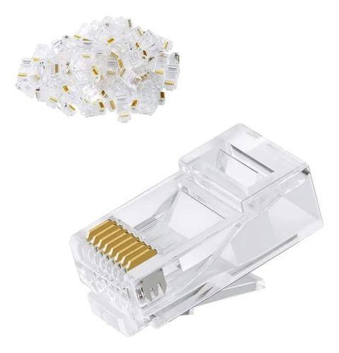 Conector Rj45 Cat 5e 100 Unidades-2