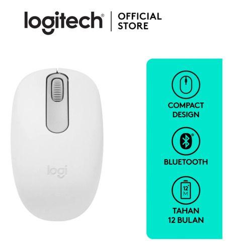 Mouse Inalámbrico Logitech Bluetooth M196 Blanco-2