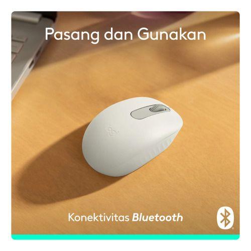 Mouse Inalámbrico Logitech Bluetooth M196 Blanco-6