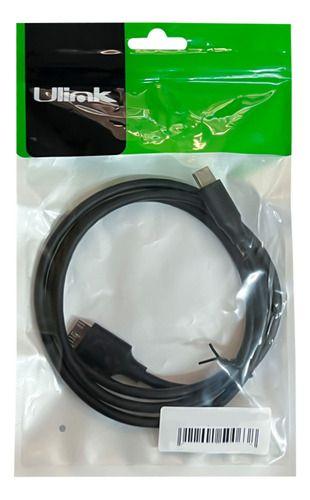 Cable Usb Tipo C A Micro B Disco Duro Cámara 1 Metro Negro-2
