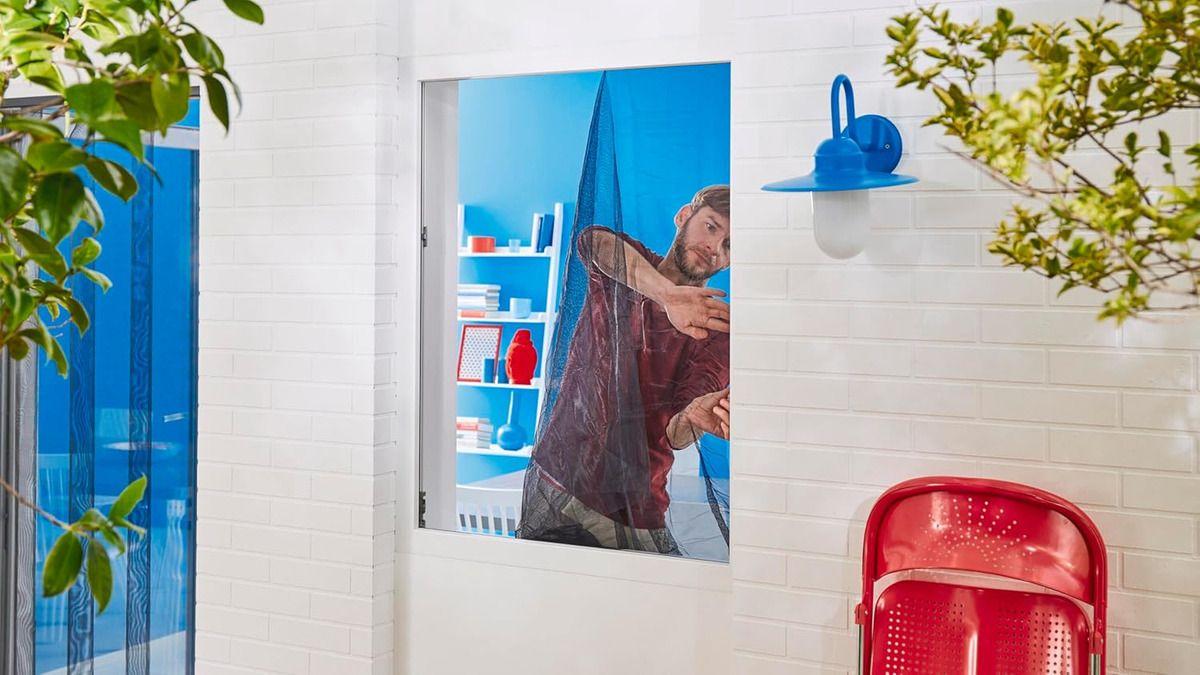 Malla Mosquitera Tesa Ventanas 1,3m X 1,5m Negro-2