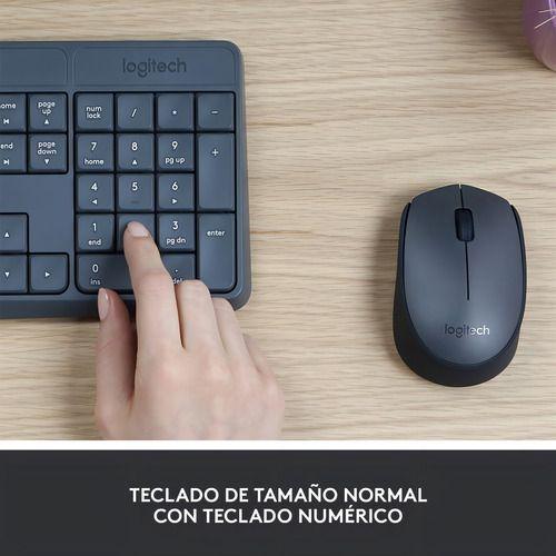 Kit Teclado Mouse Inalámbrico Mk235 Logitech Español España-3