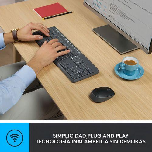 Kit Teclado Mouse Inalámbrico Mk235 Logitech Español España-4