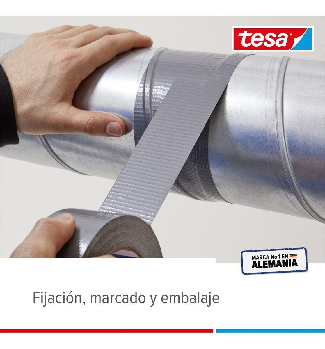 Cinta Duc Tape 10 Mt X 50mm Gris Extra Fuerte Tesa-5