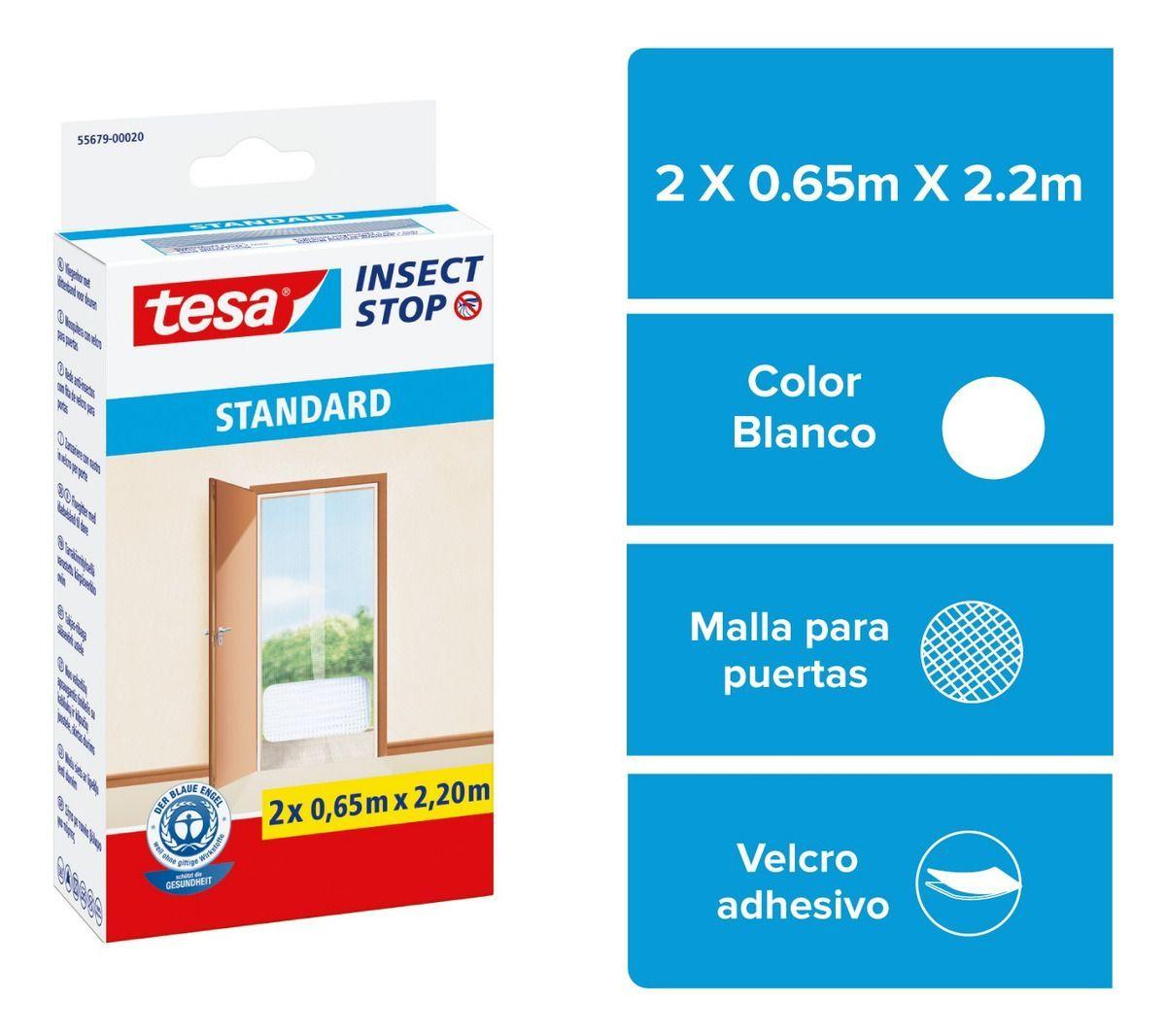 Malla Mosquitera Puertas Blanca 2 X 0,65m X 2,2m Tesa-1