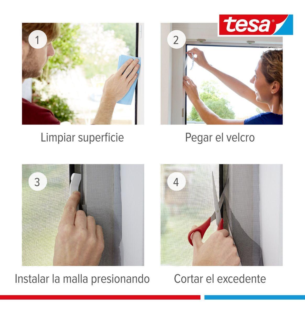 Malla Mosquitera Puertas Blanca 2 X 0,65m X 2,2m Tesa-5