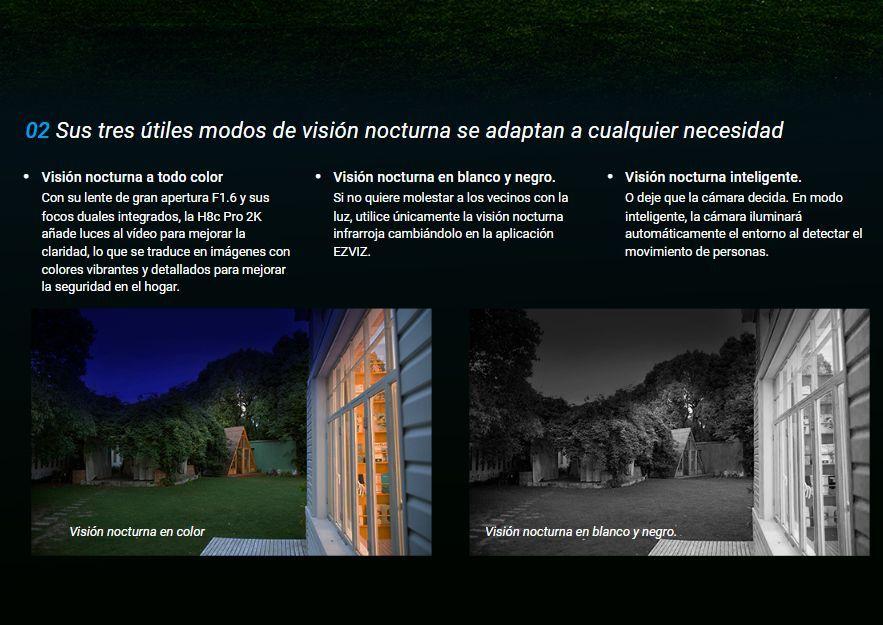 Cámara Panorámica Pt 360 Wifi H8c Pro 2k Ia Ezviz-7