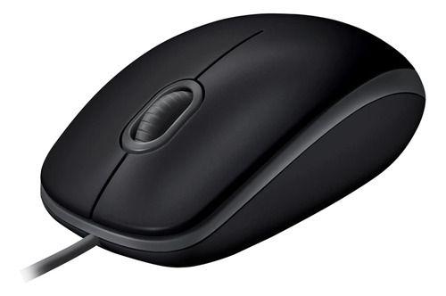 Mouse Alámbrico Usb Logitech M110 Click Silencioso Negro-2
