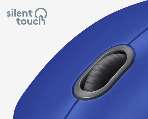 Mouse Alámbrico Usb Logitech M110 Click Silencioso Negro-4