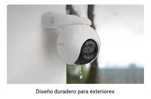 Cámara Seguridad Exterior H80x Lente Dual 360° 4k 2mp Ezviz Blanco-2