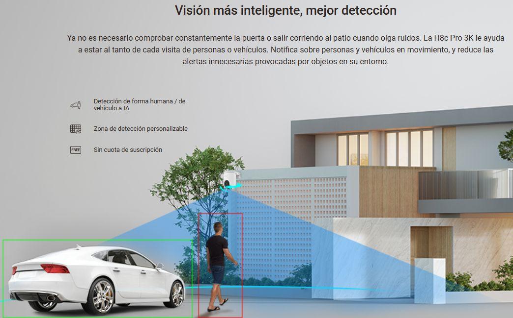Cámara Seguridad Pt Wifi H8c Pro 3k Auto-tracking Ezviz-3