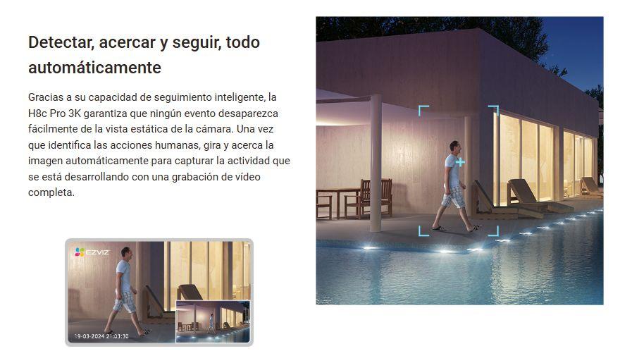 Cámara Seguridad Pt Wifi H8c Pro 3k Auto-tracking Ezviz-4