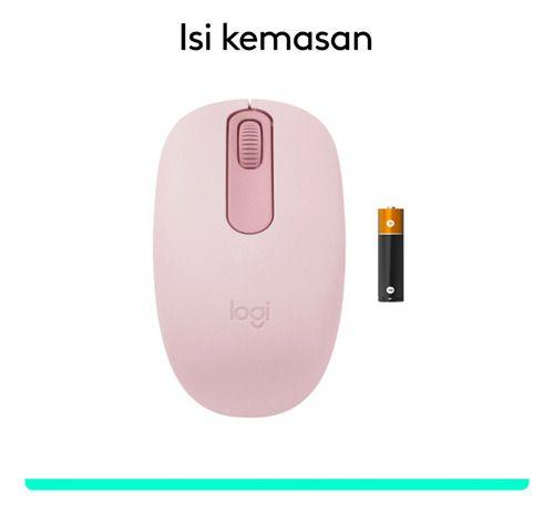 Mouse Inalámbrico Logitech Bluetooth M196 Rosa-4