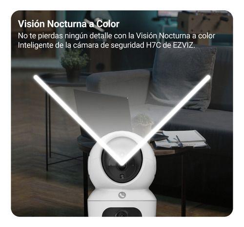 Cámara Pt Inteligente Wifi H7c Dual 2k + Panoramica Ezviz Blanco-2