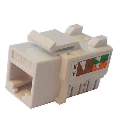 Modulo Rj45 Cat6 Red Jack Para Tapa Muro-2