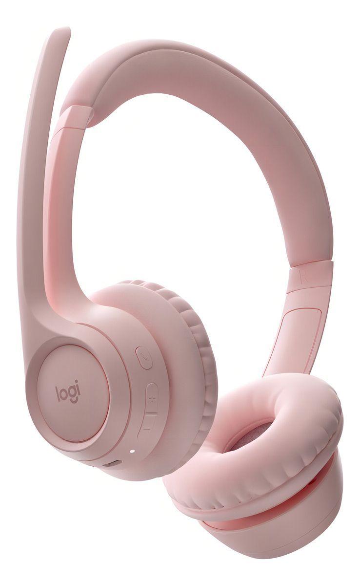 Audífonos Inalámbrico Con Micrófono Zone 300 Logitech Rosado-2