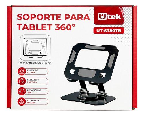 Soporte Tablet Metálico 360° Ajustable Compacto 4 A 16 -3