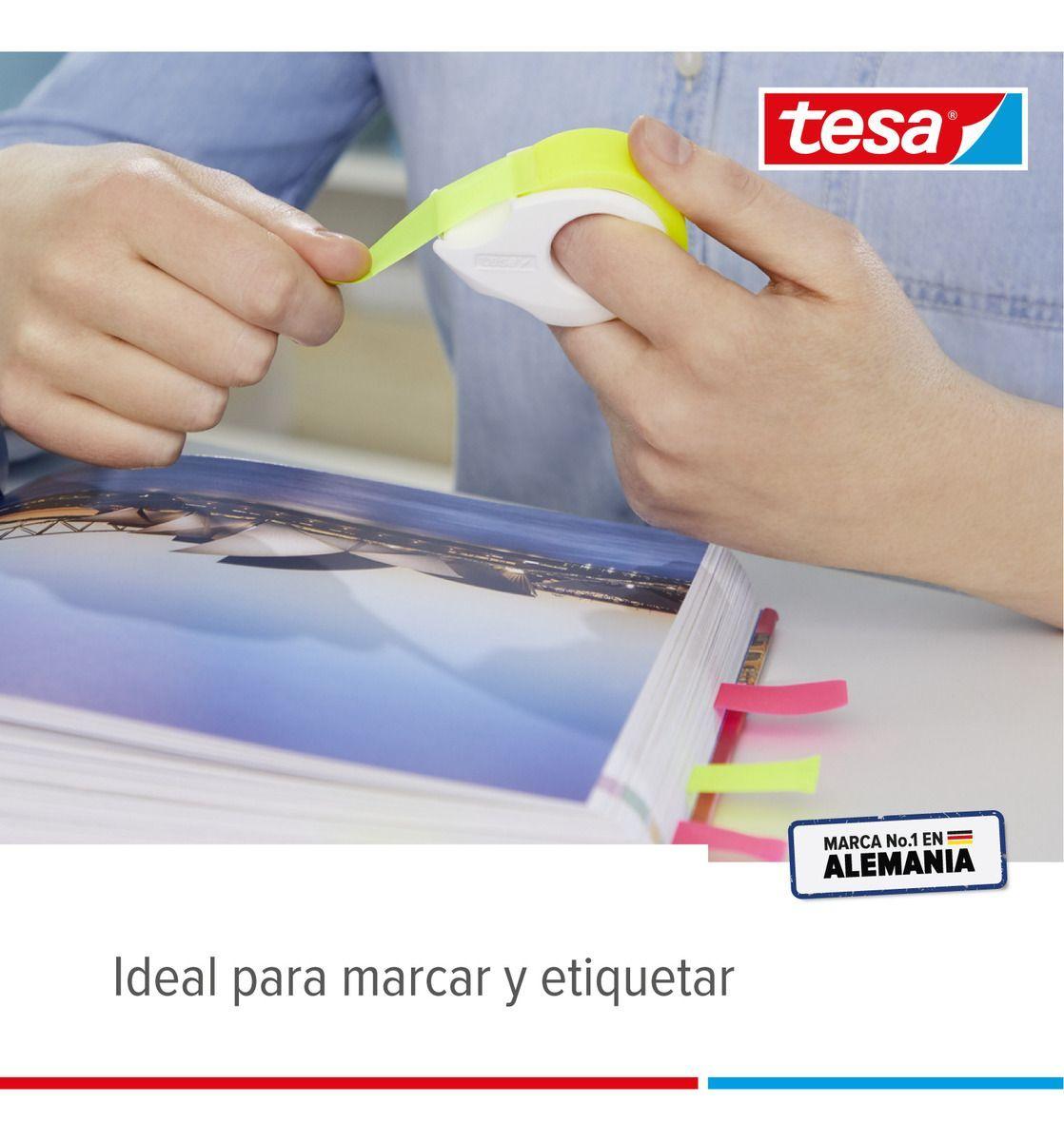 Dispensador Cinta Adhesiva Neón 19mm X 10mts Tesa-2