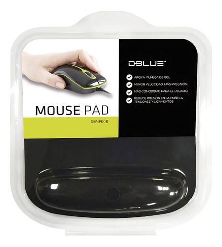 Mouse Pad Gel Con Apoya Muñeca Cuadrado Dblue-3