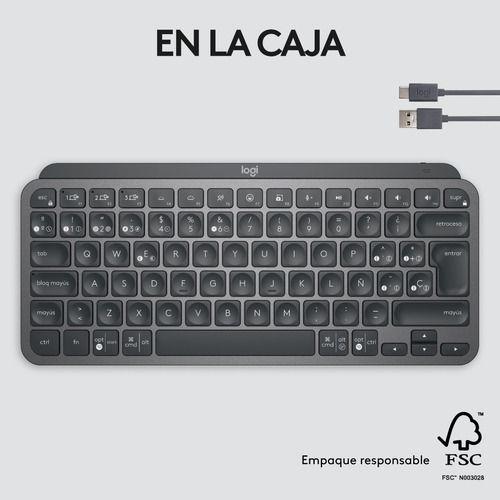 Teclado Compacto Bluetooth Logitech Mx Keys Mini Grafito-6