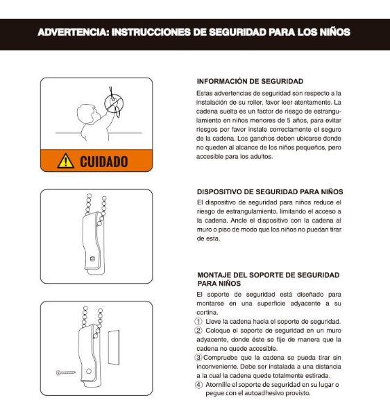 Cortina Roller Sun Screen 1,35x2,5mts Calidad Premium Volgen-5