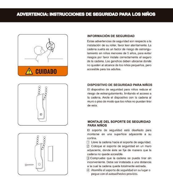 Cortina Roller Sun Screen 1,35x2,5mts Calidad Premium Volgen-5