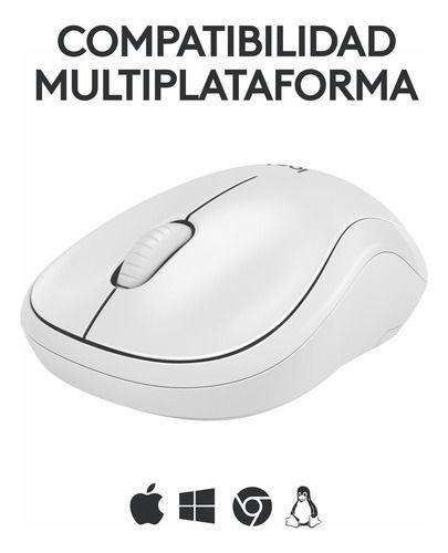 Mouse Inalámbrico M240 Logitech Click Silencioso Blanco-7