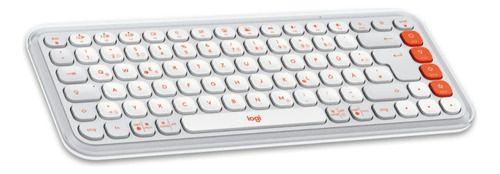 Kit Teclado Mouse Logitech Pop Icon Español Blanco-3