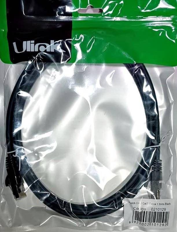 Cable Red Cat7 Patch Cord 500mhz 1.8m Ulink-1