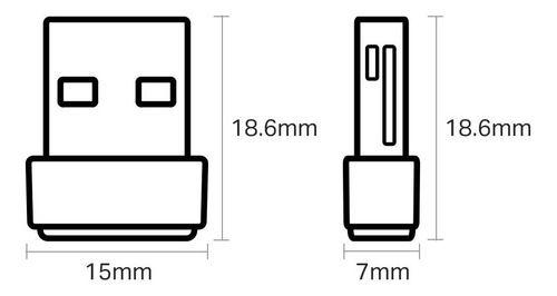Adaptador Usb  Wifi Tplink T2u Nano Dualband Ac600-2