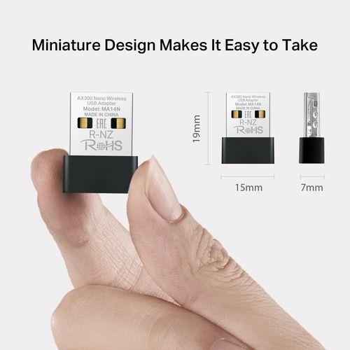 Adaptador Ax300 Inalámbrico Usb Wifi 6 Mu-mimo Ma14n-3