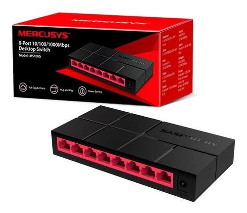 Switch Gigabit 8 Puertos Mercusys Ms108g 10/100/1000 Mbps-3