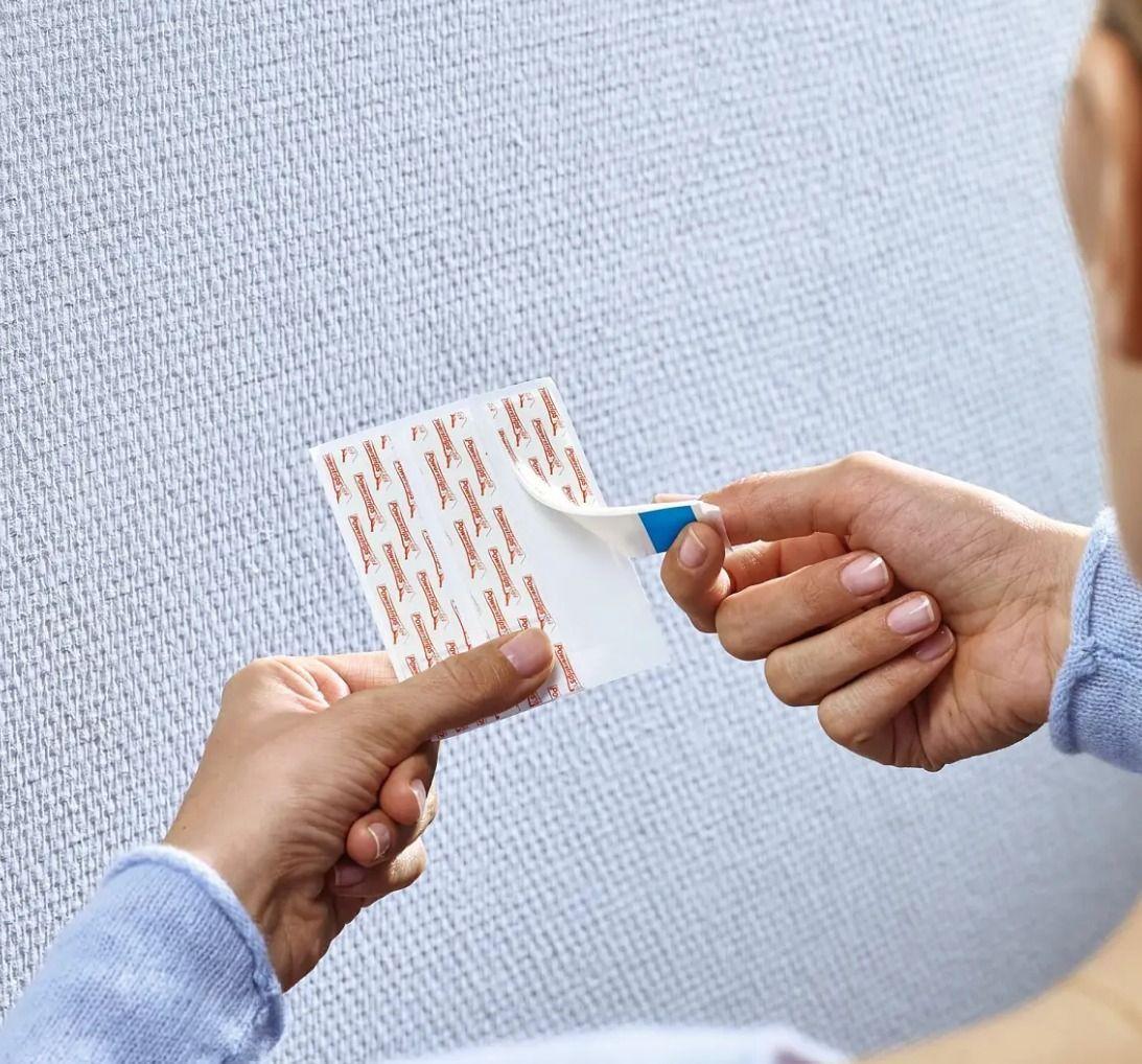 Pack 4 Blíster Clavo Adhesivo Ajustable Pared Yeso 1kg Tesa-4