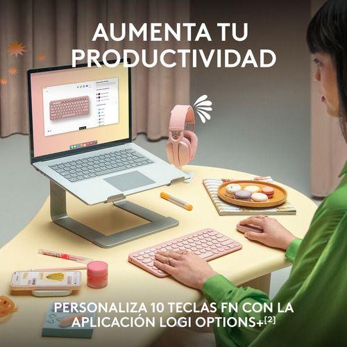 Teclado Bluetooth Compacto Pebble Keys 2 K380s Grafito-7