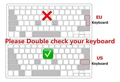 Protector Teclado Mac Ingles New Pro 13 New Pro 15 Touchbar-2