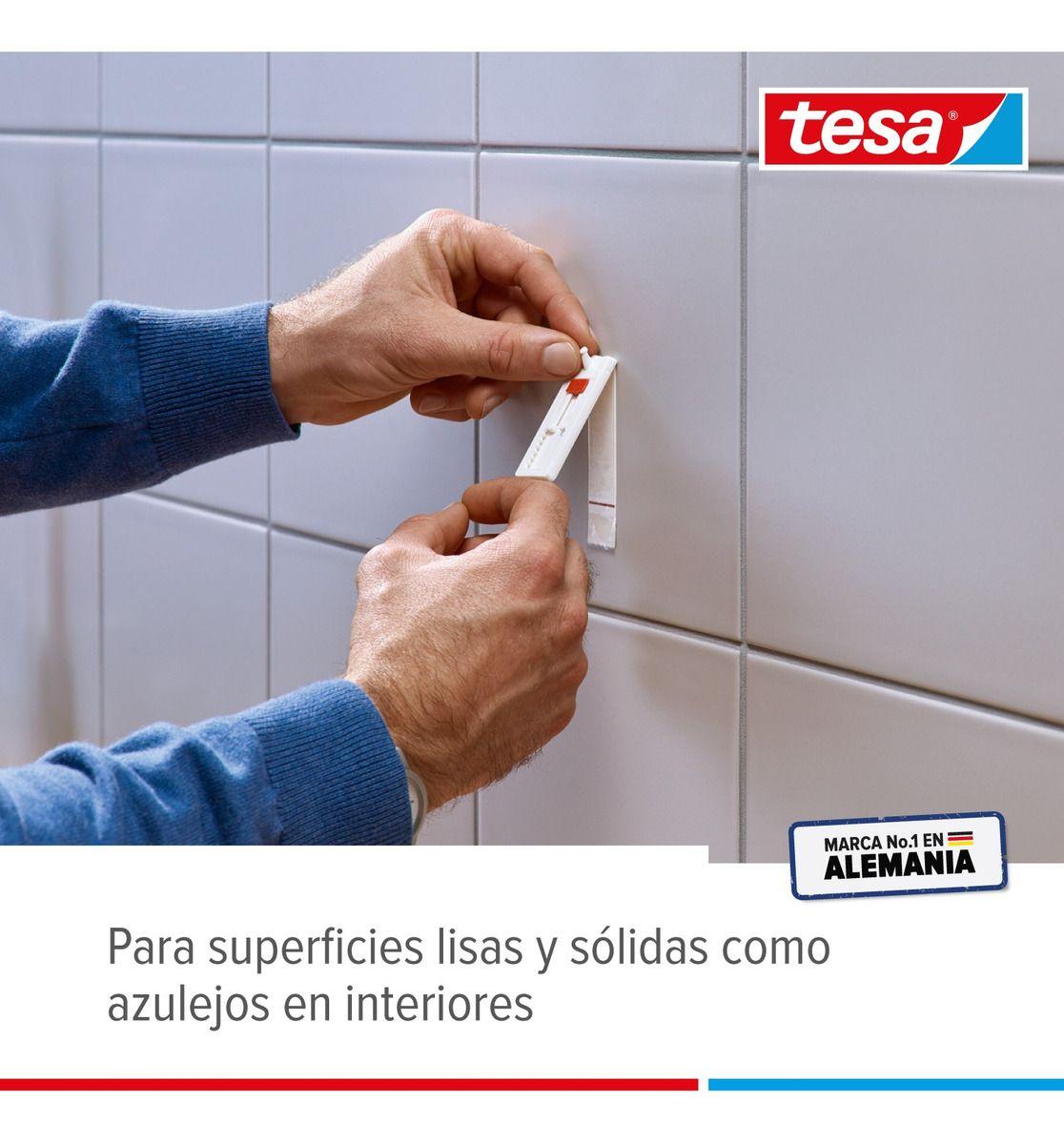 Pack 4 Blíster Clavo Adhesivo Para Azulejos Y Metal 3kg Tesa-4