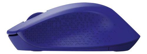 Mouse Inalámbrico Logitech M280 Comfort Plus Azul-3