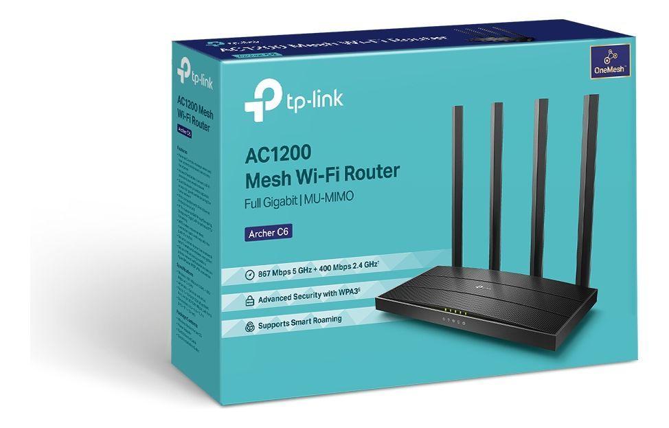 Router Wi-fi Archer C6 Doble Banda Ac1200 Mu-mimo V4 Tp-link-3