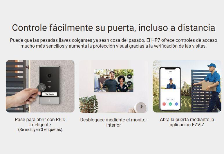 Kit Video Intercomunicador Wifi Inteligente Ezviz Hp7 2k 3mp-2