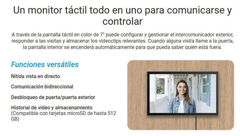 Kit Video Intercomunicador Wifi Inteligente Ezviz Hp7 2k 3mp-3