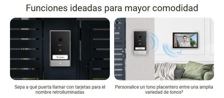 Kit Video Intercomunicador Wifi Inteligente Ezviz Hp7 2k 3mp-6