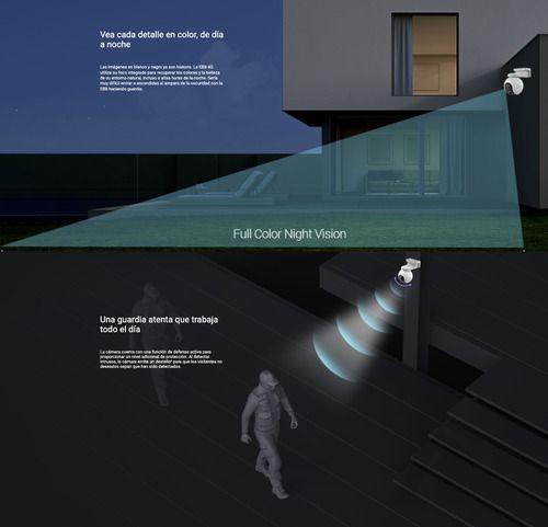 Cámara Pt Exterior Eb8 4g 2k Con Batería Tipo C Ezviz Blanco-3