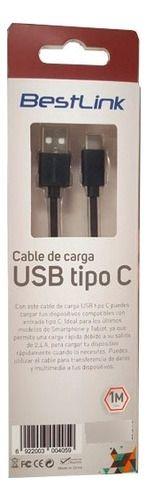 Cable Cargador Sincronizador Usb A Usb Tipo C 1 M Bl-ch600-2
